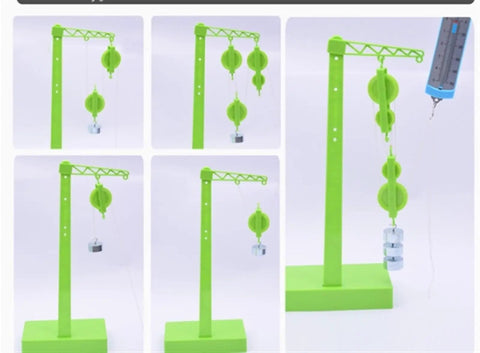 Hands On Physics Lab Kit For Liquid Pressure Depth Relationship, Pendulum Energy Conversion And Pulley System Mastery setup