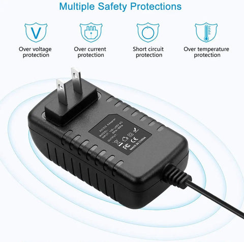 AC Adapter For FrSky Taranis X9D Plus Telemetry Radio Transmitter, Worldwide 100-240V Power Charger with safety protections