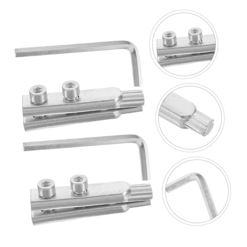 Top Notch Two Piece Stainless Steel Broken Thread Extractor Set For Fast Faucet And Pipe Screw Removal With Precision Design To Save Time And Cash On Diy Repair Work Today Without Ruining Surrounding Fixtures, silver close-up