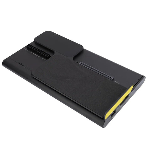 Flex Your Mobile Setup With This Rock Solid Egpu Dock, PCIe Four Point Zero X4 Link Fuels Atx Sfx Cards, black exterior showing ports and connections.