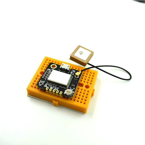 2 Pack GPS Module GT U7 with Plug and Play USB Port and Active Antenna, NEO 6M software compatible, shown with antenna.