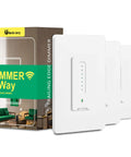 3 Way Smart Dimmer Switch 4 Pack With Trailing Edge Technology, Touch Dimmer, SmartLife App Control, Alexa Compatible