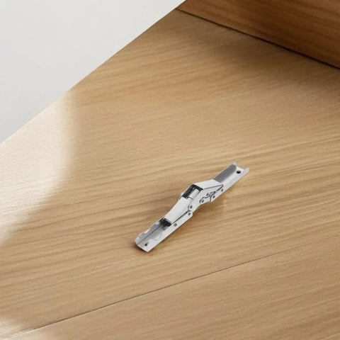 Four Piece Short Arm Wide Opening Cabinet Hinges For Corner Cabinets With Soft Close Space Saving Design Built From Cold Rolled Steel