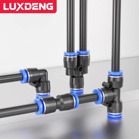 4mm OD Black Polyurethane PU Air Hose Tube For Compressed Air And Fluid Transfer, 10 Meter Length, pipe connection setup