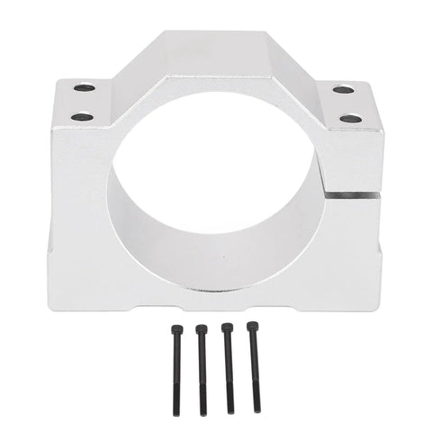 65mm Aluminum Spindle Clamp Motor Mount For CNC Router Durable Aluminum Alloy Motor Holder With Easy Install Includes 4 Screws