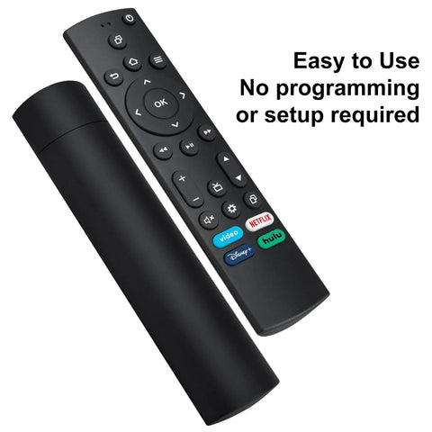 Universal Replacement Remote For All Insignia Toshiba Pioneer Fire Smart TVs With No Setup Required displayed with cover
