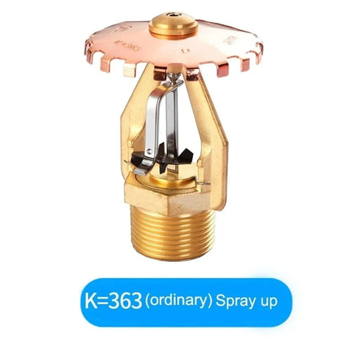 Heavy Duty DN25 Fire Sprinkler Head At 72C With Fast Response Activation for Early Suppression Systems, showing brass nozzle with copper cap.