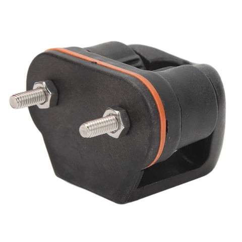 Heavy Duty Rope Cam Cleat With Kickass Quick Release Grip Designed For Kayaking And Marine Rigging hardware featuring black nylon and metal fasteners.