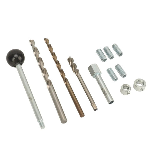Workhorse Injector Clamping Bolt Thread Repair Kit Replacement For Diesel Benz Models Includes Heavy Duty Steel Coils And Full Assembly Tray To Fix Stripped Threads Fast Without The Headache, tools, steel components