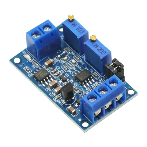 Two Pack 4-20mA To 0-3.3V 0-5V And 0-10V Current To Voltage Converter Module with Auto Range and High Precision Resistor