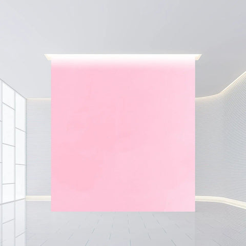 Easy Peasy Peel And Stick Waterproof PVC Pink Wallpaper Roll on wall, smooth finish, suitable for cabinet refresh and bath walls.