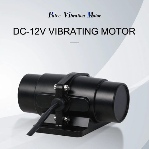 Vibration Motor 100 Lbs Brush Vibrator For Salt Sand And Concrete Mixer DC 12V 4500 RPM on display
