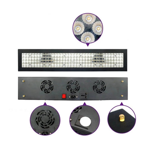 Sick Power 8000W Led Uv Curing Lamp For Resin 3D Printing Craft Exposure System detailed view showing LED array and cooling fans.