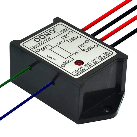 Plug And Play DPST Relay Module With One Normally Open And One Normally Closed Contact 8 Amp 250VAC Or 30VDC 24V Control Voltage Low 17mA Input LED On Indicator Compact Plastic Case Easy Wiring For DIY Projects