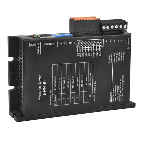 EPR60 Ethernet Stepper Motor Driver for robotics and CNC projects