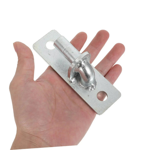 Bulletproof Heavy Duty Wall Mount Gate Hinges Set Of Four With Screws For Outdoor Barn Gates And Privacy Fences Galvanized Steel Frame in hand