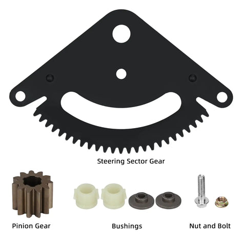 25 Tooth Steering Sector Gear Kit For Lawn And Garden Tractors L105 L108 L110 L111 L118 L120 L130 G110 With Pinion Gear