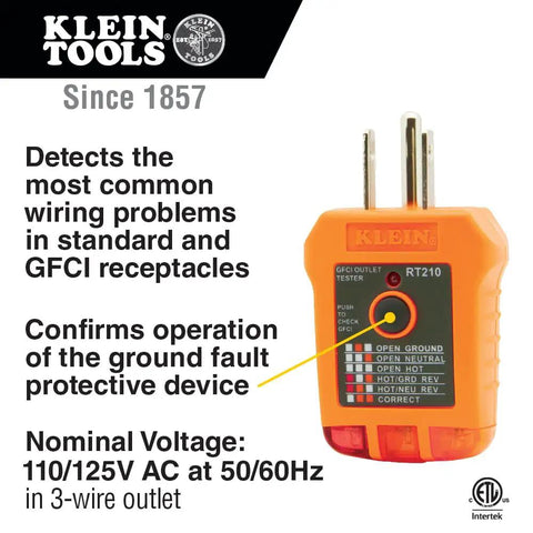 Beginner Friendly Handy Electrical Tester Kit For GFCI Outlet And Receptacle Testing With Non Contact Voltage Tester Pen