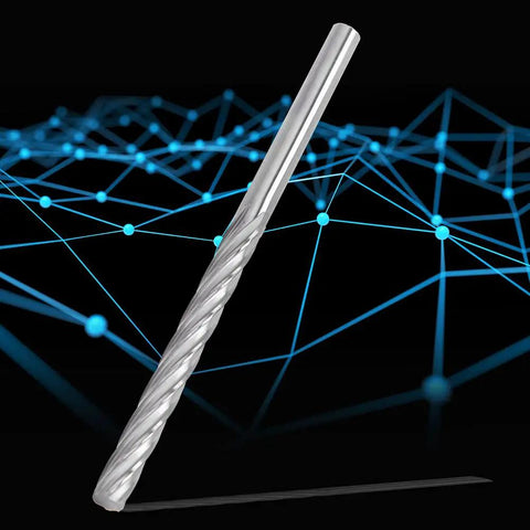 Pro Grade Tungsten Steel Spiral Reamer With Straight Shank For Precision Hole Cutting And Machining, H7 Tolerance Milling Lathe Tool