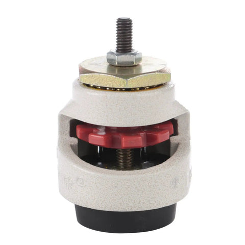 Heavy Hauling M8 Leveling Caster Wheels With Quick Set Adjustable Stem showing adjustable stem and locking design for smooth glide.