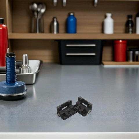 Torque Friction Positioning Hinges With Ball Bearing For Cabinet Doors, 90 Degree Folding Support, 1 Pair on kitchen counter