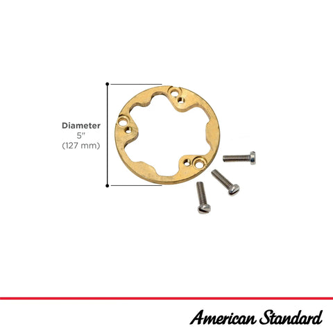 Solid Disk With Screws For Pressure Balance Bath And Shower Faucets Includes Fixation Ring With Screws Three Screws