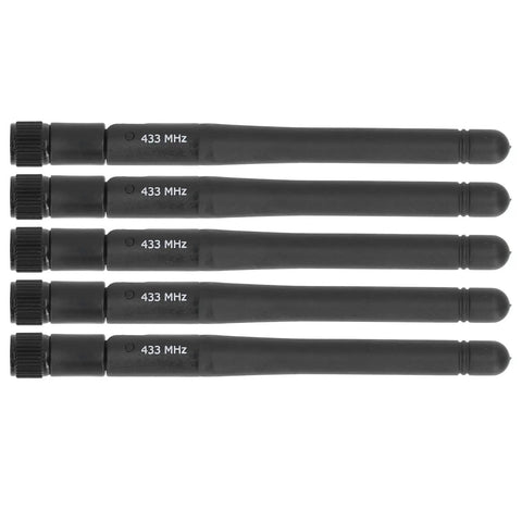 Foldable High Gain Omnidirectional Antenna Set Of Five For Wireless Transmission Systems Portable Signal Booster
