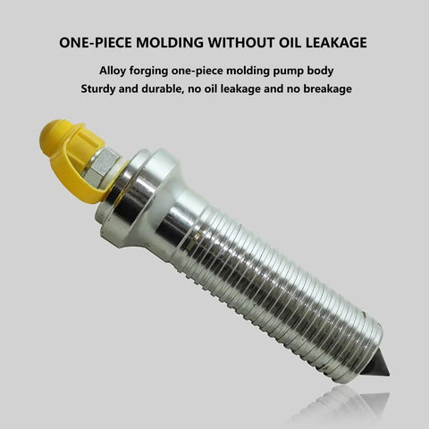 One-piece alloy pump body of Heavy Duty Hydraulic Gear Puller With Hand Pump, 5 To 50 Ton Capacity, durable design for rusted parts.