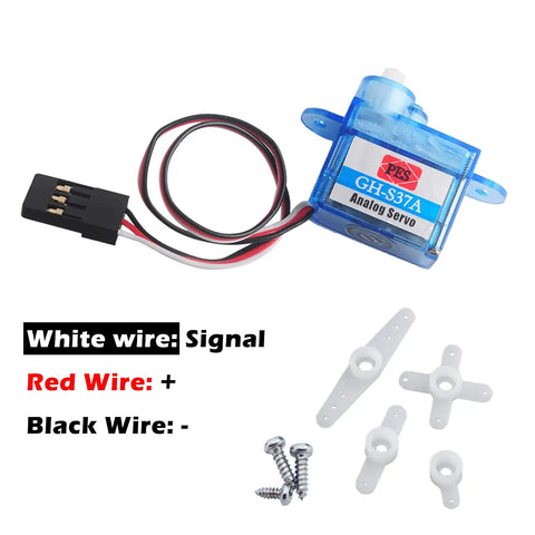 Ultra Light 3.7g Digital RC Servo GH-S37D For RC Planes Helis And Boats Micro Servo With 0.5kg/cm At 3.6V accessory parts