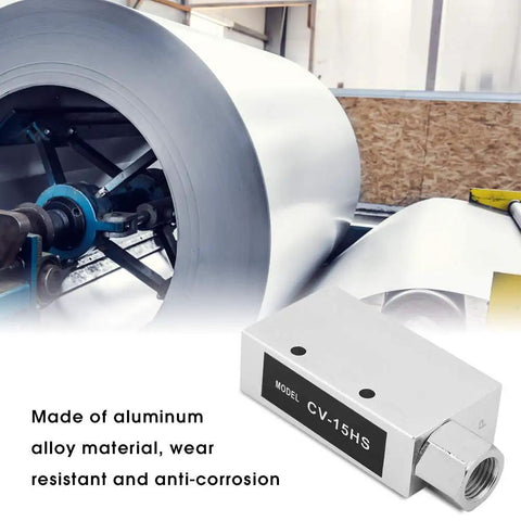 Compact Cv15hs Pneumatic Vacuum Generator Pump with Durable Aluminum Body, showcasing wear-resistant design for industrial use.
