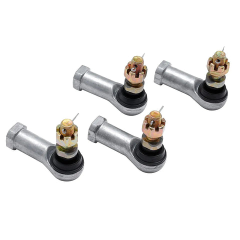 Honda Foreman Tie Rod End Kit For 1997-2017 ATV 400 450 500 Bolt-On Direct Fit Easy Install Replacement Ball Joints, OE Spec Quality, Long-Lasting Steering Linkage Upgrade, 4-piece metal tie rod ends