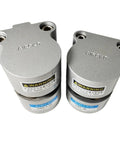 Bulletproof Pneumatic Disc Brake Cylinder Engineered For Rock Solid Air Cylinder Performance With Heavy Duty Stopping Power For Smooth Hauling Jobs And Quick Easy Replacement, silver finish with labels.