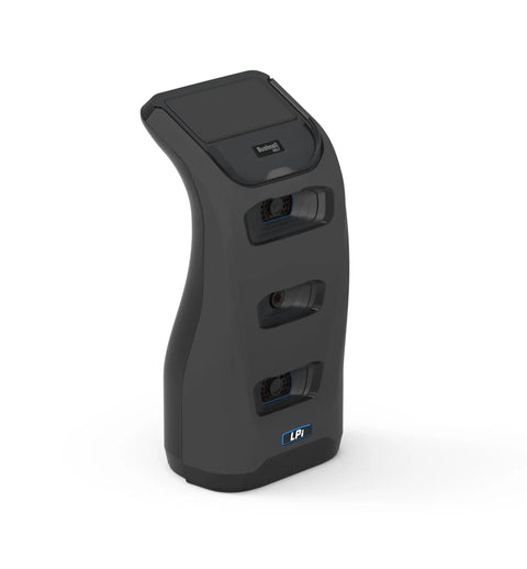 Black Indoor Personal Launch Monitor with Pay As You Go Software for Realistic Golf in Garage, Minimal Ambient Light Interference.