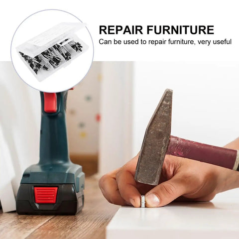 120 Pcs Black Aluminum Blind Rivets Kit With M2.4 M3.2 And M4 Sizes Burr Free Pull Rod Fasteners for furniture repair