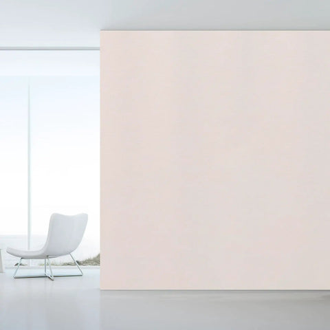 Easy Peasy Peel And Stick Beige Waterproof Wallpaper Roll on a wall in a modern living space.