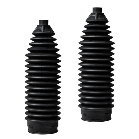 Front Tie Rods Kit For Chevy Silverado 1500 And GMC Sierra 1500 1999 2000 2001 2002 2003 2004 2005 2006 Replacement Includes Four Inner And Outer Tie Rod Ends And Two Boots For Your Ride - Black rubber boots detail.
