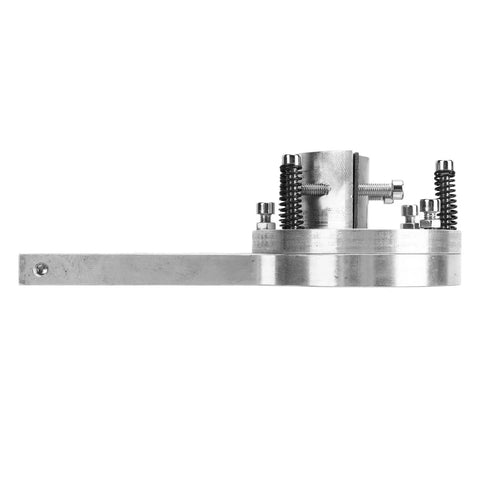 Gazaar Plasma Torch Clamp Holder 25Mm Anti Collision Fixture For Cnc Cutting Machine side view with adjustable spring mechanism.