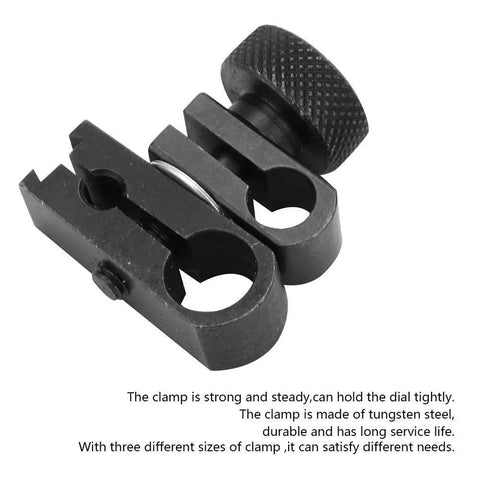 Dial Indicator Clamp Kit With Tungsten Steel Chuck Sleeve Lever Swivel Dovetail Clamp for Dial Test Indicator