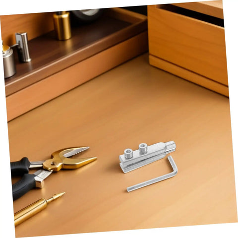 Grab This Ultimate 2pc Broken Valve Thread Extractor Kit For Tackling Stubborn Damaged Screws And Pipes Like A Total Boss With Easy Remove Power. 2pc silver metal thread extractor with hex key for damaged screw repair