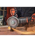 Zip Wheel Cut Off Wheel Set 6 Inch By 3 64th Inch By 7 8th Inch Type 1 A60 Grit 25 Pack Heavy Duty in action cutting metal