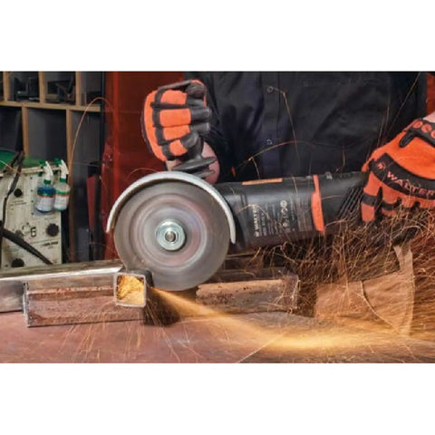 Zip Wheel Cut Off Wheel Set 6 Inch By 3 64th Inch By 7 8th Inch Type 1 A60 Grit 25 Pack Heavy Duty in action cutting metal