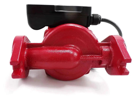 Ups1558Fc Hot Water Circulator Pump Replacement For Hvac Refrigeration Units 115V 125Hp 3Speed view of red pump motor with cable