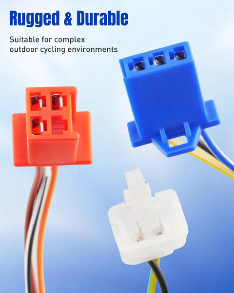 Plug And Play Ebike ESC Controller Replacement Wire Harness For 360 330 490 530 850 1200 1800 2600 Durable Precise Fit Connectors