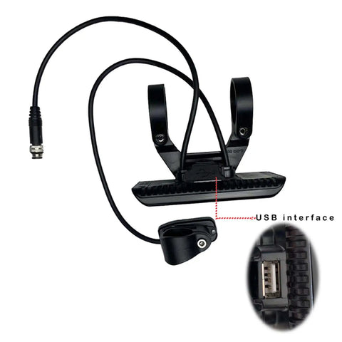 Waterproof LCD Bike Display And Computer For 48V Ebikes With 5 Pin Connector and USB interface