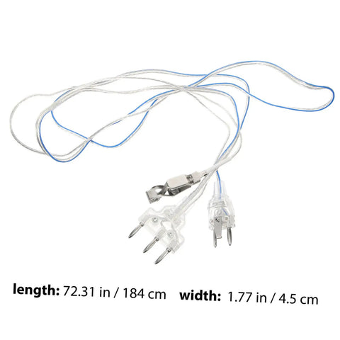 Women's Foil Fencing Body Cord And Mask Connector Cable Must Have Durable Fencing Wire Clip Game Ready Epee Gear For Safe Comfortable Practice Multi Use Accessory For Outdoor Training, 184 cm length