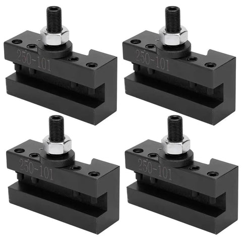 Rock Solid Quick Change Boring Tool Holder Set With Top Shelf High Carbon Steel Clamps for CNC milling, set of 4 clamps.