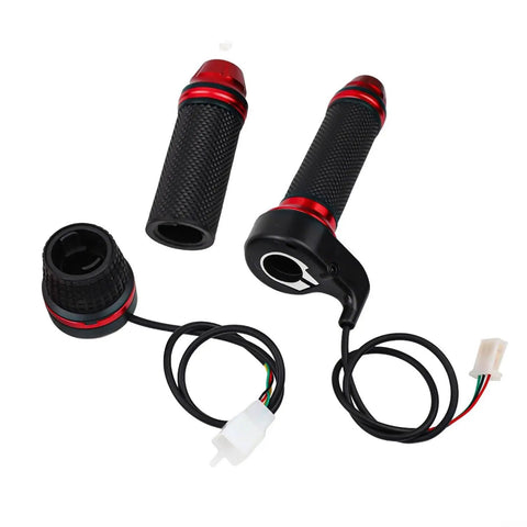 Four Gear Electric Bike Throttle Grip With ABS Rubber Handle For 48V 60V 72V Ebikes Smooth Acceleration Back Up Stop Low And High Speed Modes