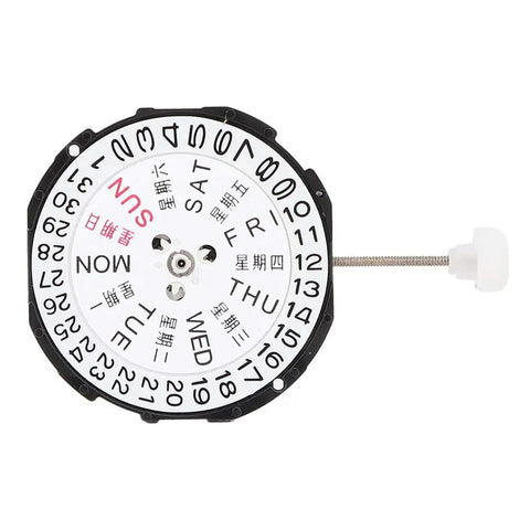 Three Hands Quartz Movement With Date Display Replacement For Watch Repairs And Watchmakers Dual Calendar Pro Replacement