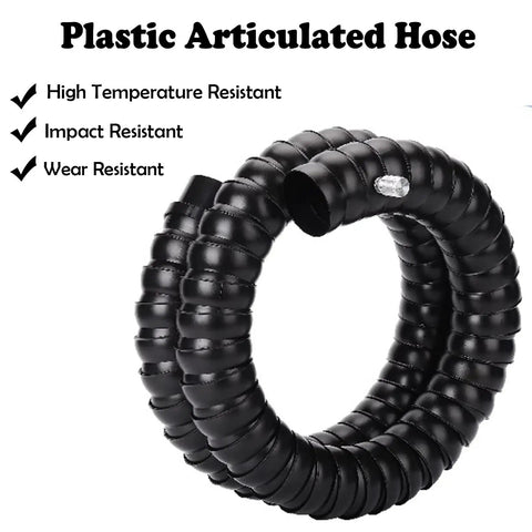 Flexible Solder Fume Extractor Arm With Adjustable Hood And Valve For Electronics And Woodworking, 3.3ft Dust Extraction Arm