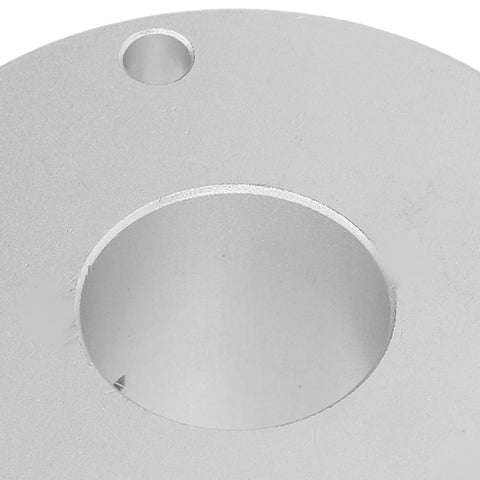 Close-up of Heavy Duty Round Linear Flange Bearing 30mm Bore with a smooth Gcr15 steel finish for low friction motion.
